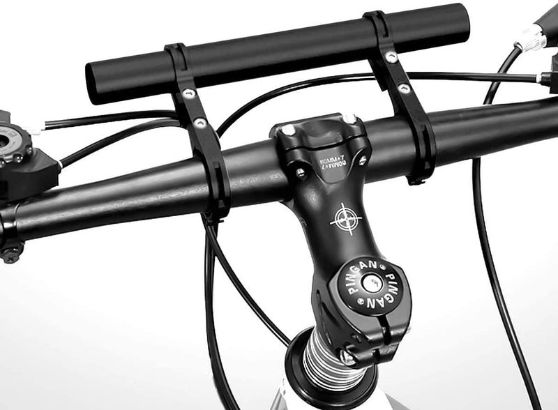 Linist Bicycle Handlebar Extension 20cm Multifunction Double cycle Handlebar Extender Aluminum Alloy Bracket Extension - Image 2