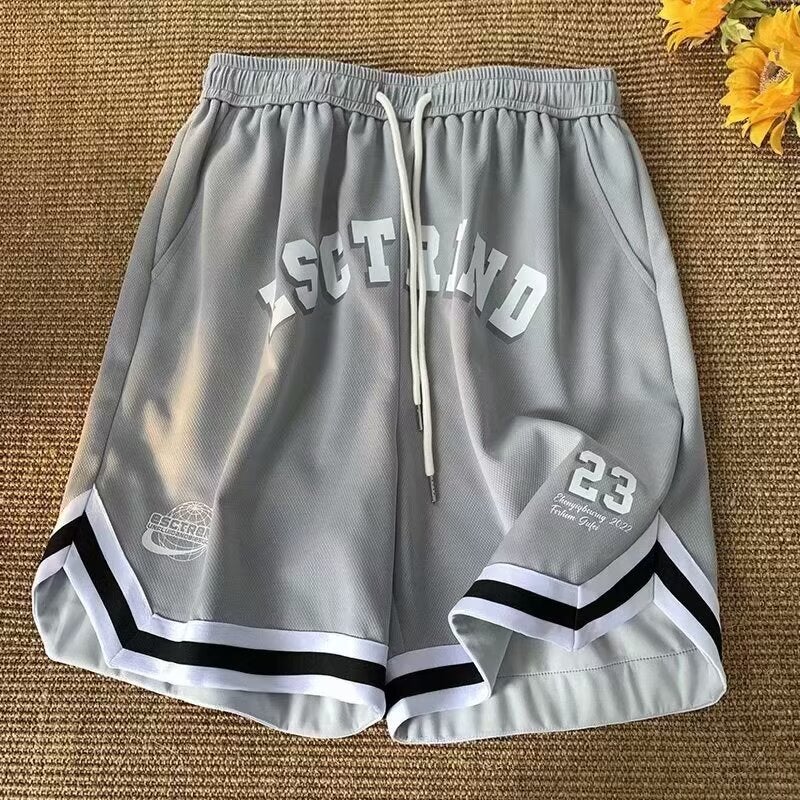 Mens Summer Casual Basketball Shorts Dark gray  - Image 2