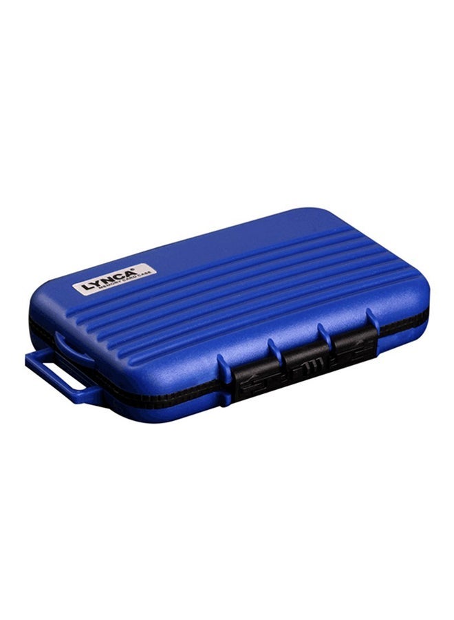 NIBEMINENT 24-Slot Waterproof Memory Card Holder Blue - Image 1