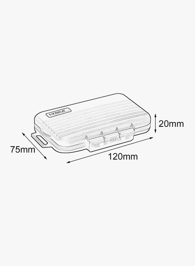 NIBEMINENT 24-Slot Waterproof Memory Card Holder Blue - Image 3