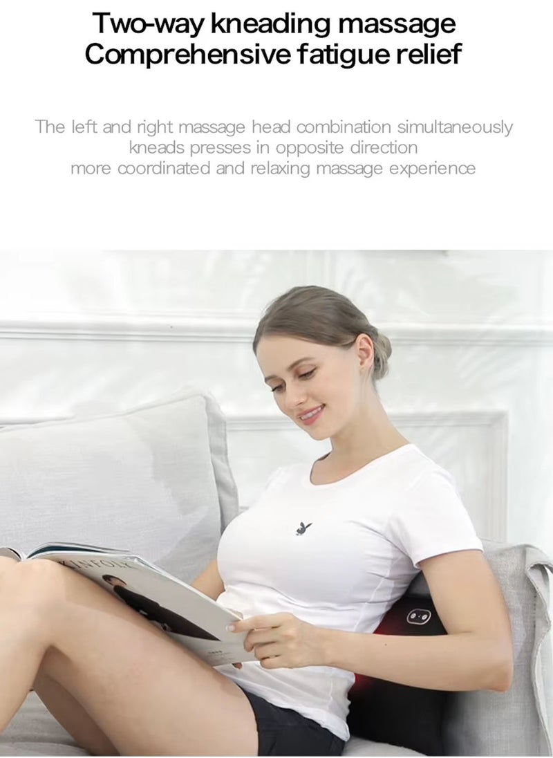 Nourest Massage Pillow - Wireless Hot Compress Kneading, Heat for Body Waist Neck & Foot, Perfect Use at Home or in Office  - Image 2