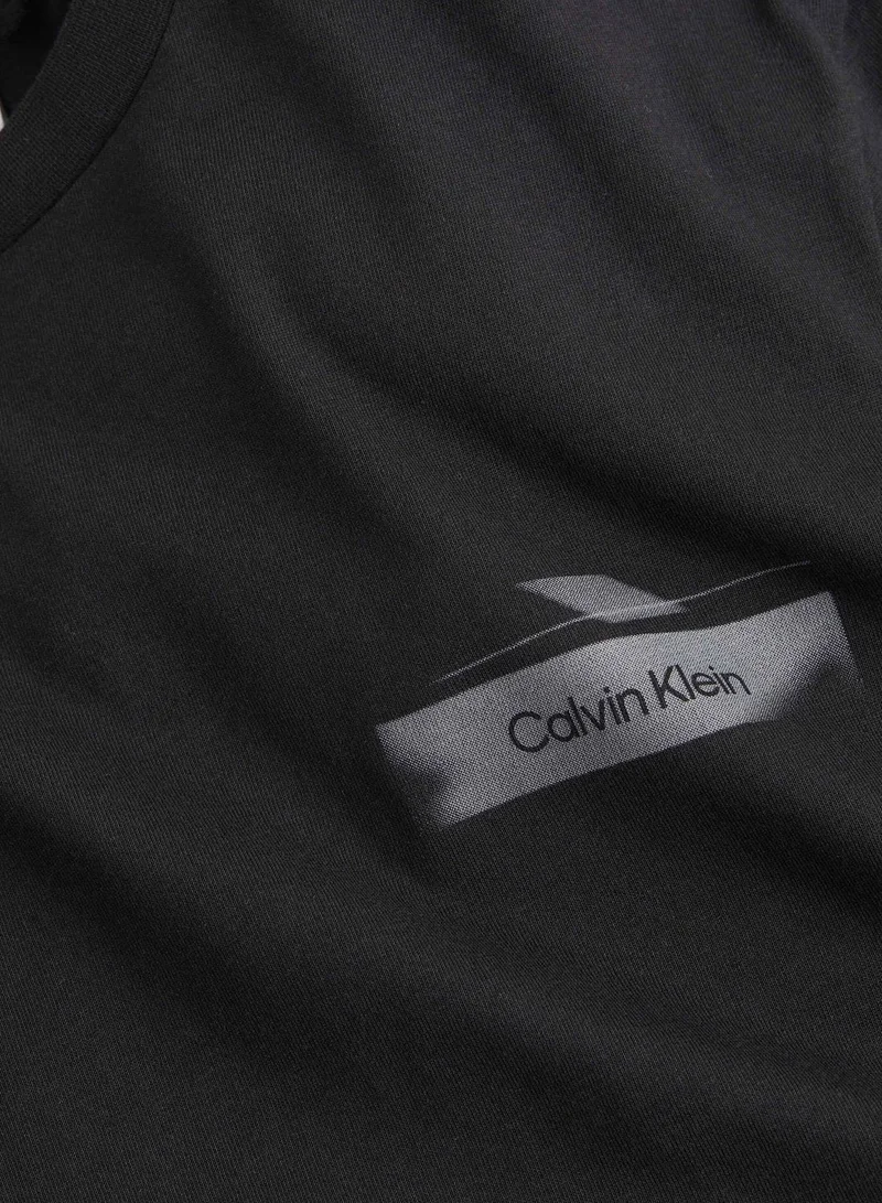 CALVIN KLEIN Graphic Crew Neck T-Shirt