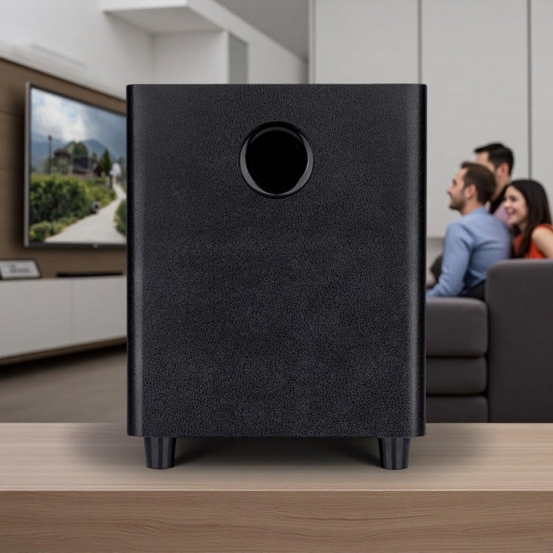8 Inch Passive Subwoofer, 100W Power Heavy Bass Powerful Sound Synthetic Fiber Wood Material, Passive Speaker for Home Theater Party Plug and Play - Image 3