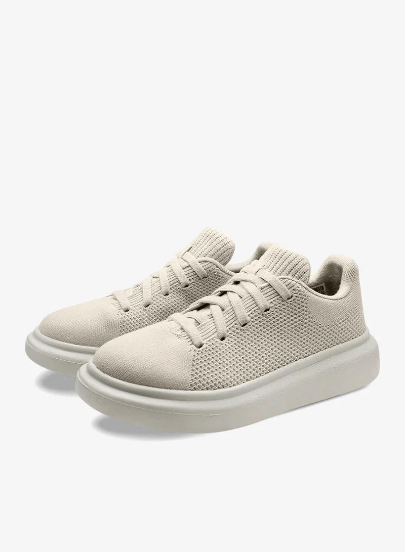 DUOZOULU  CO Classic Wool Platform Sneaker  | Best Price UAE