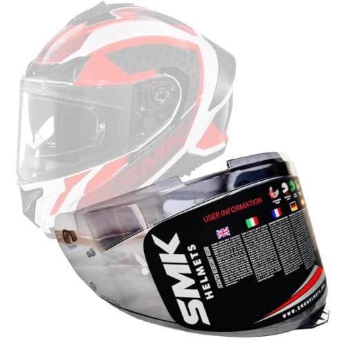 0TO6 SMK Helmets - Typhoon Helmet Visor, Color - Tinted - Image 1