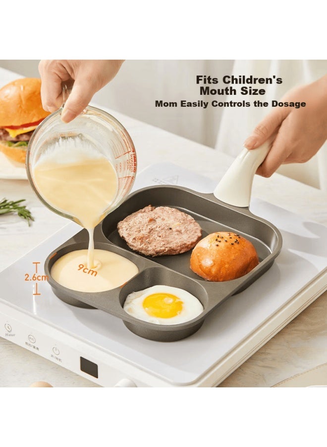 Joyoung 23cm Titanium Non-stick Multifunctional 3-in-1 Breakfast Frying Pan For Open Flame - Image 5