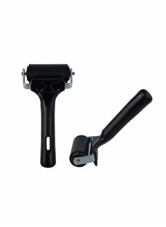 Excefore 2 Pack Soft Rubber Brayer, Rubber Brayer Roller Paint Brush Ink Applicator, Sturdy and Durable, with Good Elasticity, Easy to Use, Art Craft Oil Painting Tool (3.8 and 2.2 inch)  - Image 3