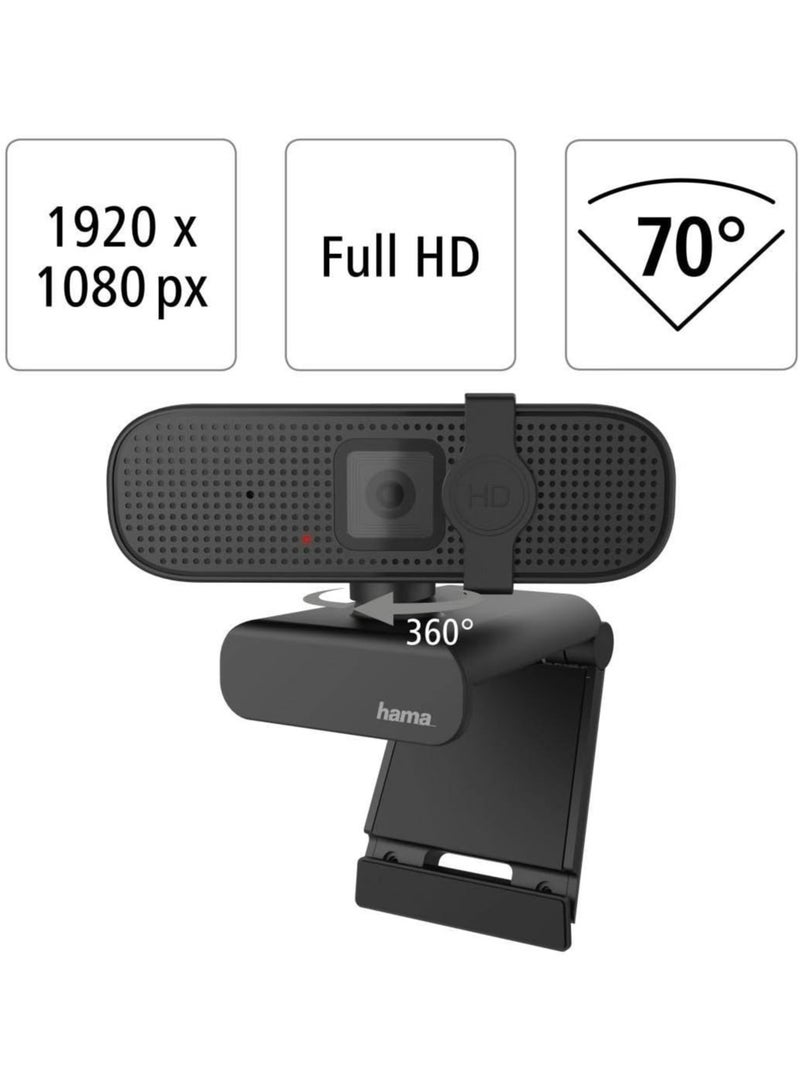Hama 139991 1080 P C-400 PC Webcam - Image 5