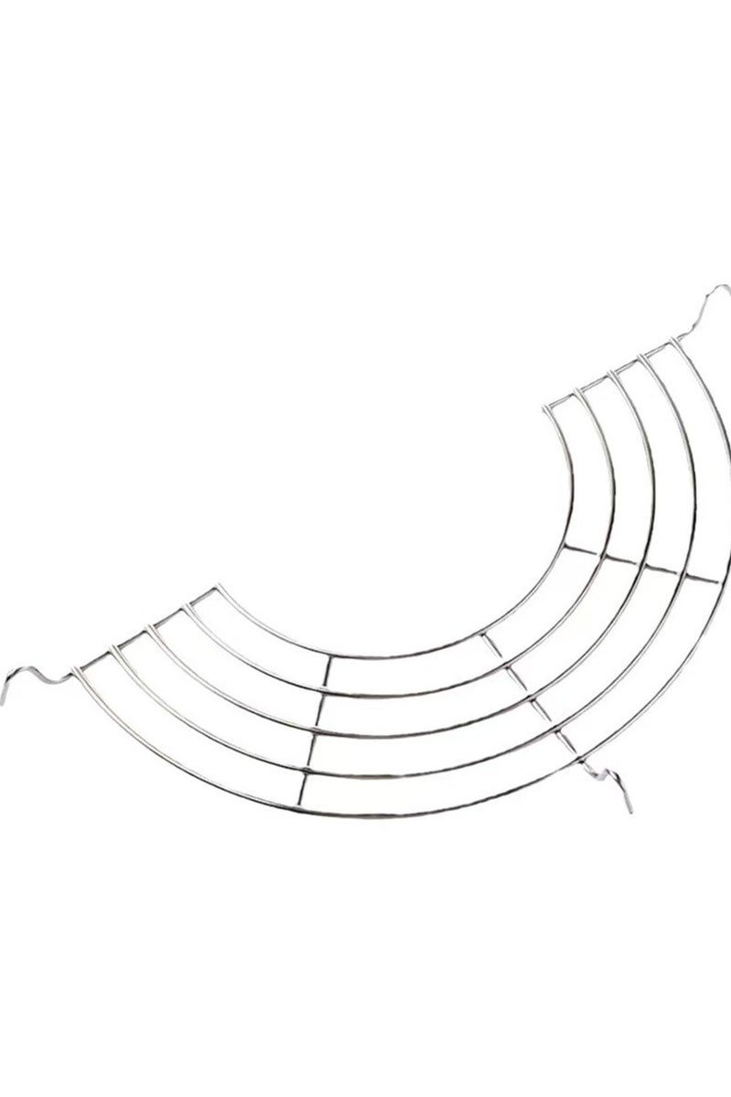 Stainless Steel Semi-circle Fried Strainers Cooling Racks Shelves for Kitchen 28cm - Image 3