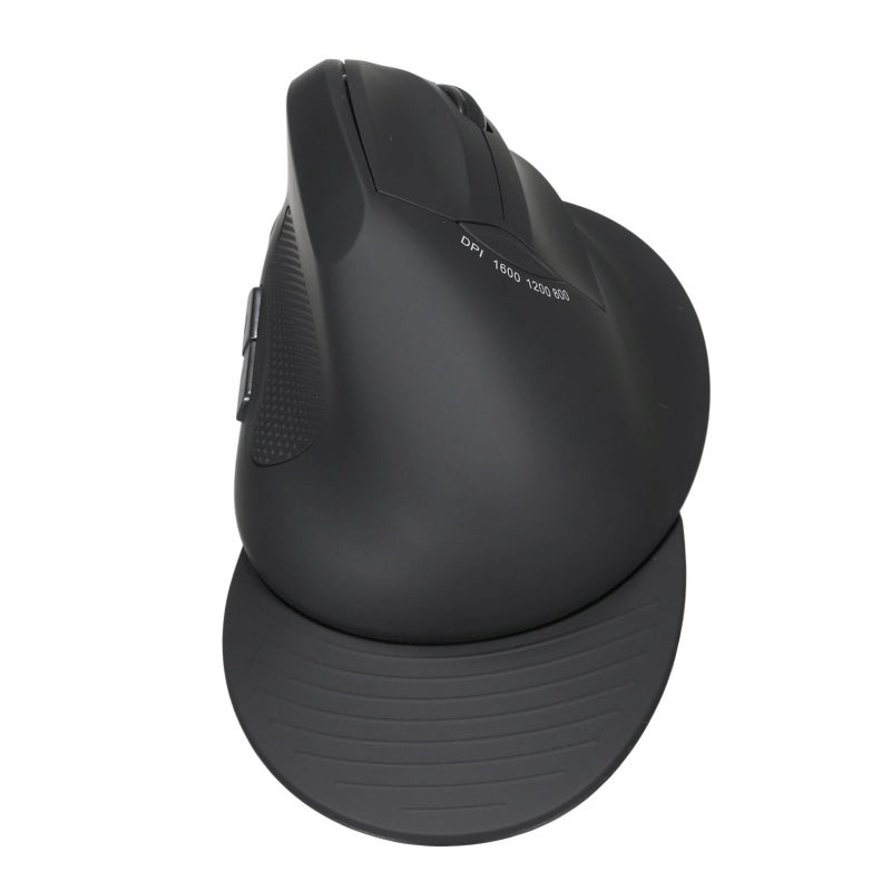 Wireless Mouse: Black 2.4G Connection - Ergonomic Vertical Design With 3 Adjustable DPI For Office And Gaming Use - Image 2