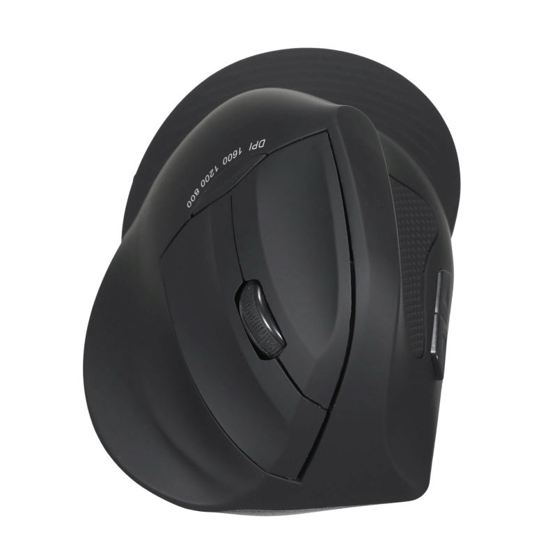 Wireless Mouse: Black 2.4G Connection - Ergonomic Vertical Design With 3 Adjustable DPI For Office And Gaming Use - Image 3