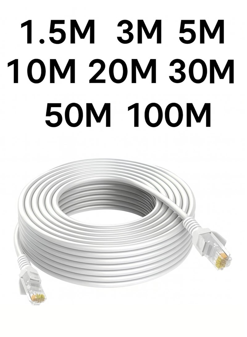 FUJISHKA Premium CAT 6 Ethernet Cable – Reliable High-Speed Data Cable, sizes 1.5M, 3M, 5M, 10M, 20M, 30M, 50M and 100M - Image 1