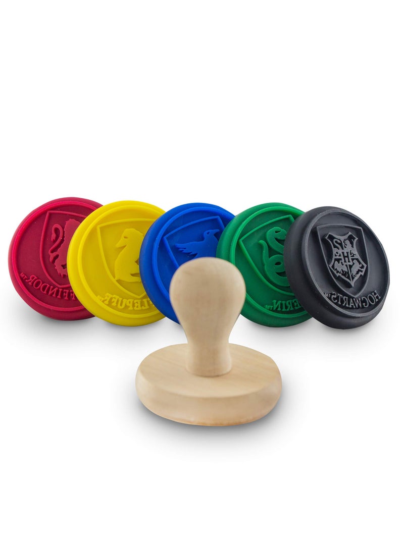 Cinereplicas Cinereplicas Harry Potter  Cookie Stamps  Set of 5  Official  All Hogwarts House 