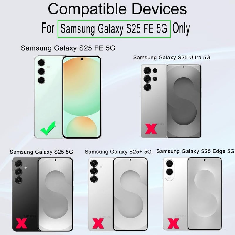 Ibywind for Samsung Galaxy S25 FE 5G Screen Protector,2-Pack,9H Hardness Tempered Glass with Camera Lens Protector,Easy Installation Tool,Bubble-Free,Fingerprint Unlock,Anti-Shatter,Anti-Scratch - Image 2