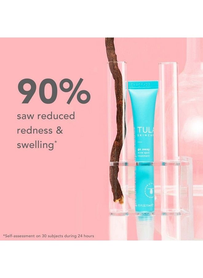 TULA - Probiotic Skin Care Go Away Acne Spot Treatment : Acne Treatment Clear Up Acne Targets Breakouts & Prevents Future Acne Contains Salicylic Acid and Probiotics : 05 fl oz - Image 1