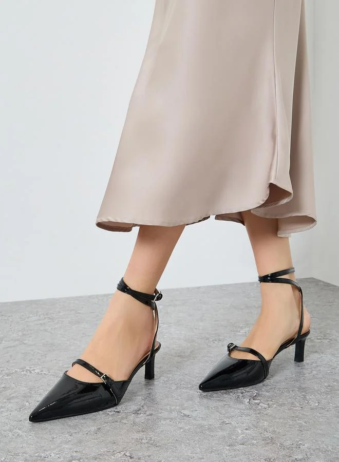 Raid Imara Buckled Strappy Kitten Heel Shoes