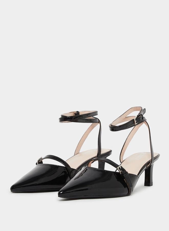 Raid Imara Buckled Strappy Kitten Heel Shoes - Image 3