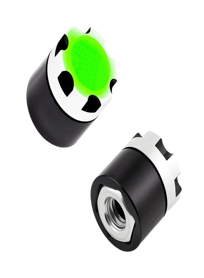 TCRC 4PCS Night Glow Color Fluorescent Green Aluminum M4 Nut Wheel Rim Center Cap Manual Locking Hubs for 1/10 RC Crawler Car Traxxas TRX4 Axial SCX10 D90 Tamiya MST Redcat - Image 3