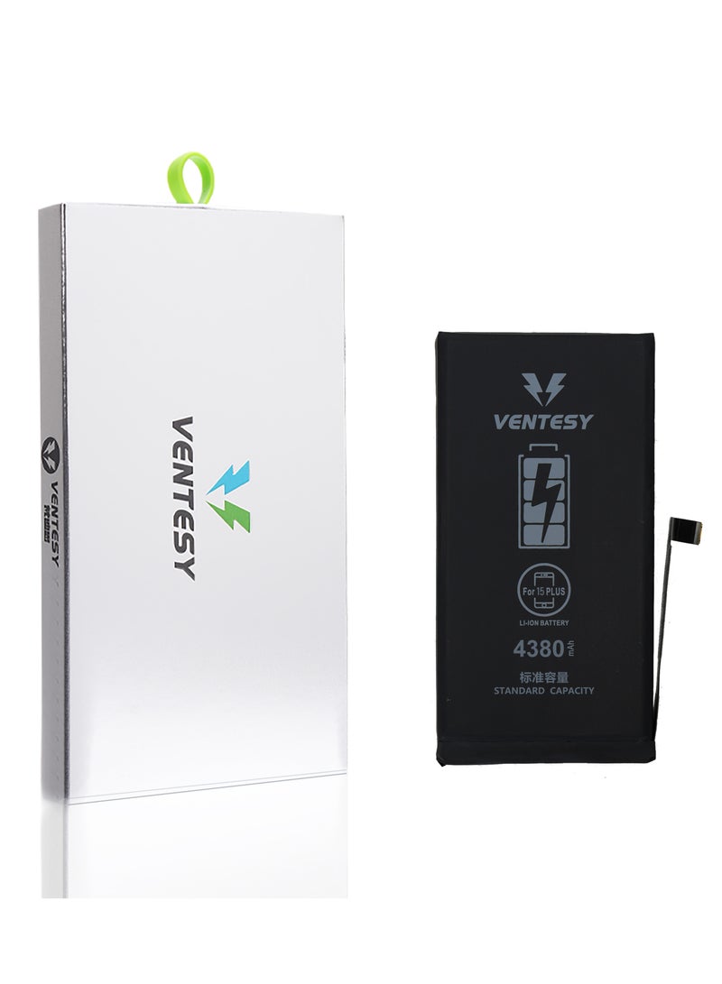 VENTESY Battery for Apple iPhone 15plus Ultra Capacity - Black 