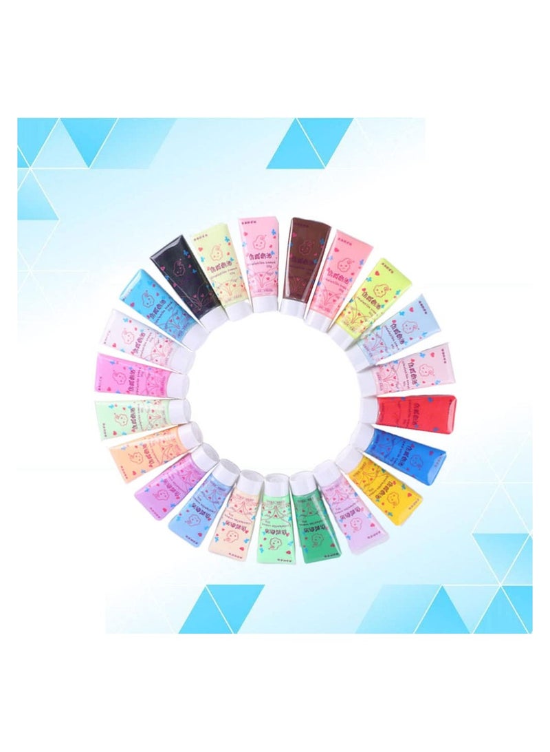 SYOSI 22 قطعة كريمة مخفوقة مزيفة (ألوان عشوائية) لاصق كريمة الديكور، الطين اللامع لتزيين المشاريع، مستلزمات الديكور لتزيين الهاتف، تزيين كريمة مزيفة للمرايا، حرف يدوية مصنوعة يدويًا - Image 5