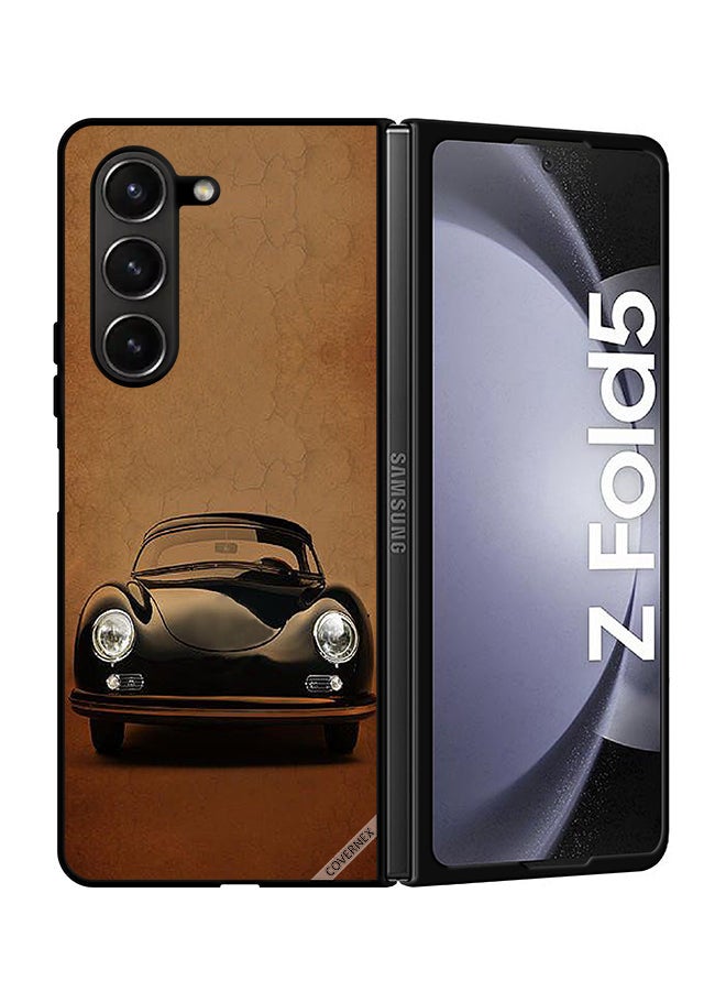 Covernex Protective Case Cover For Samsung Galaxy Z Fold 5 Vintage Car - Image 1