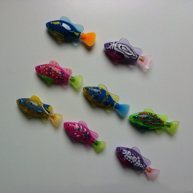 Swim Electronic Battery Powered Fish Toy Interactive Toys Robotic Pet for Kid Bathing Fishing Tank Decorating Act Like Real Fish Random Color (1 piece) - Image 4