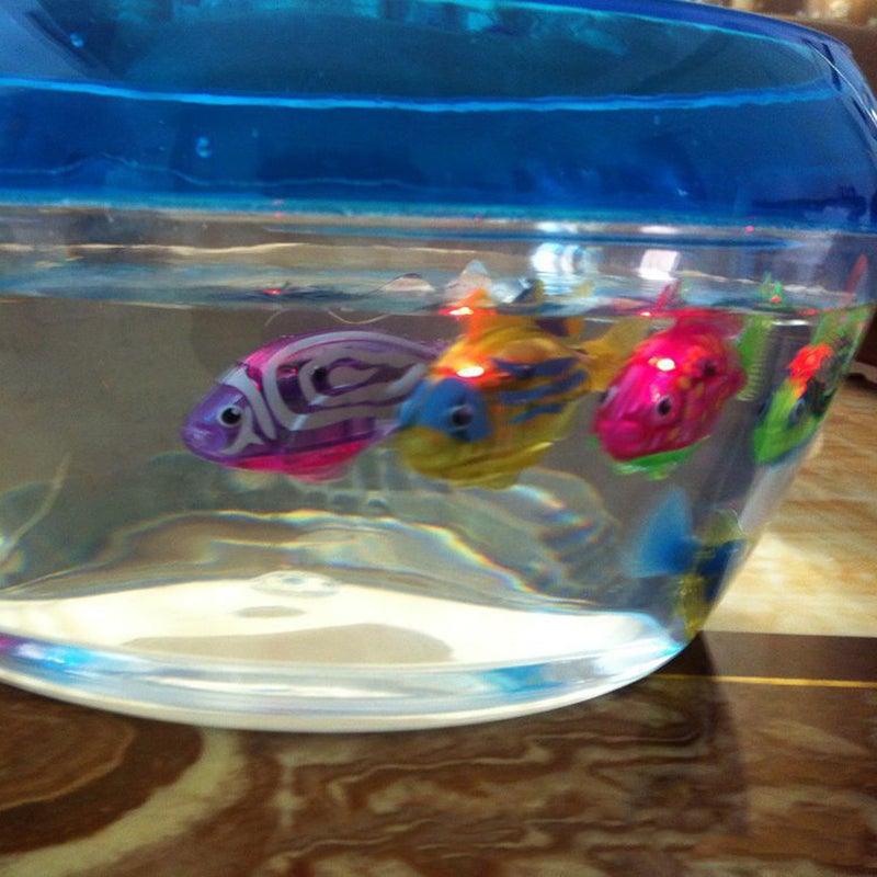 Swim Electronic Battery Powered Fish Toy Interactive Toys Robotic Pet for Kid Bathing Fishing Tank Decorating Act Like Real Fish Random Color (1 piece) - Image 3
