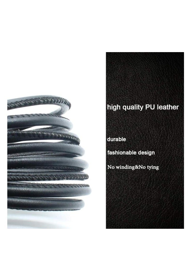 WUW Type-C Fast Charging Cable – 1M PU Leather – High-Speed Sync - Image 4