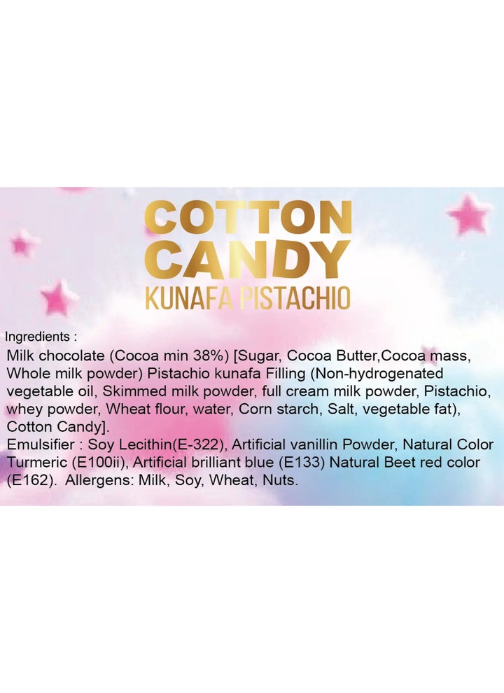 Buy Locali Cotton Candy Kunafa Pistachio Chocolate Online | 15 Minutes ...