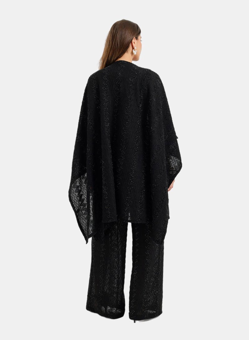 Carina Zigzag-Embroidered Kimono - Image 5