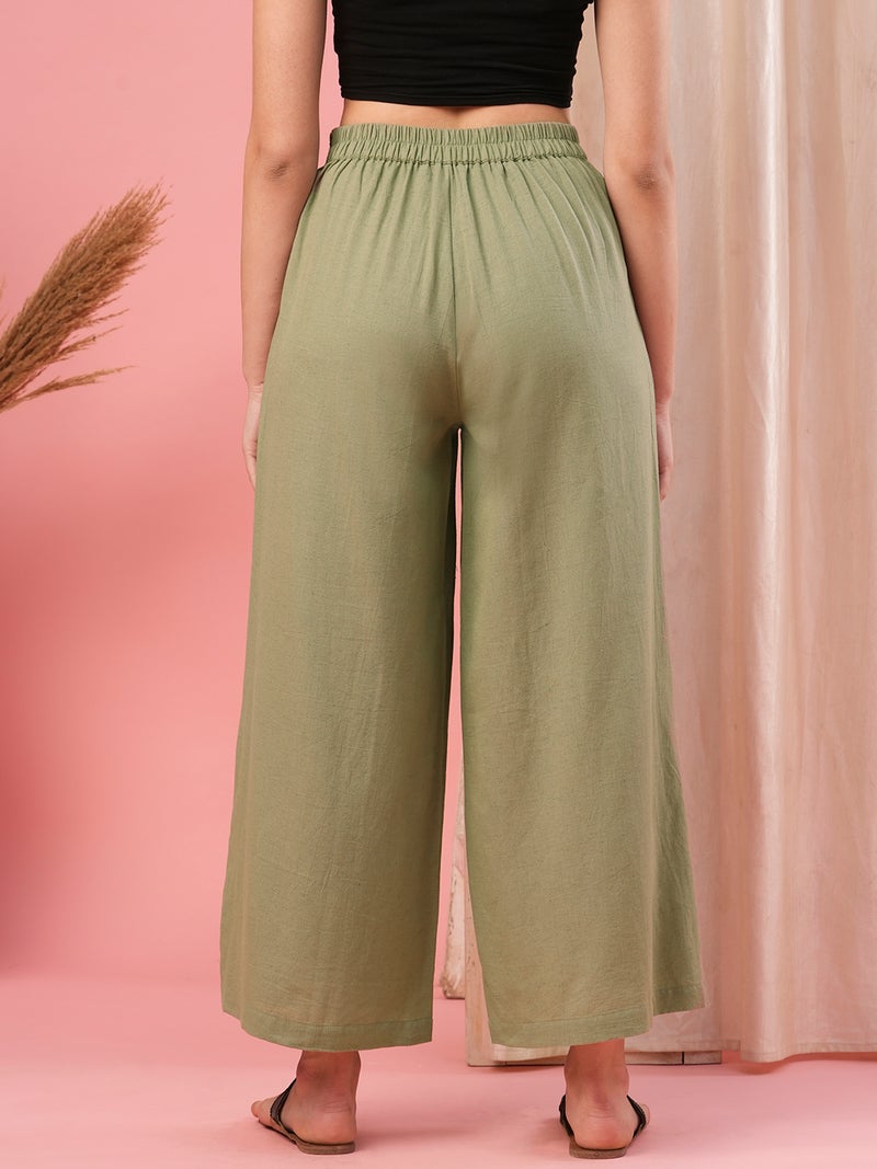 globus Globus Women Mid Rise Opaque Palazzo  - Image 3