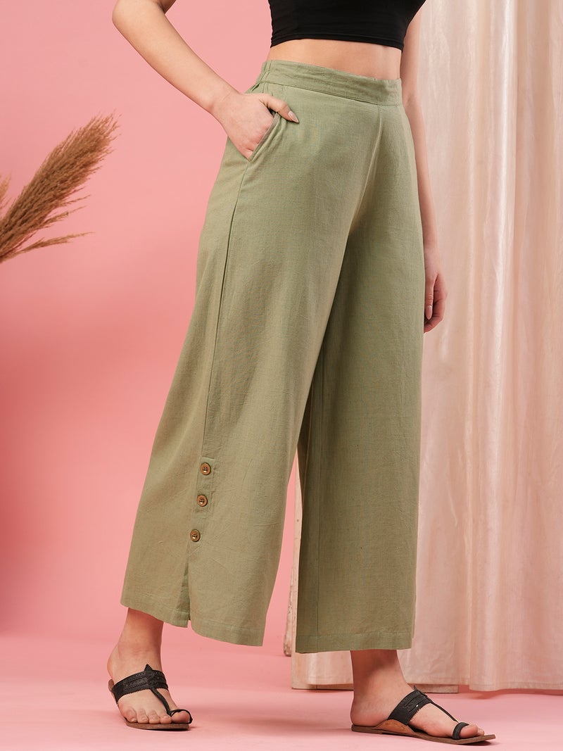 globus Globus Women Mid Rise Opaque Palazzo  - Image 2