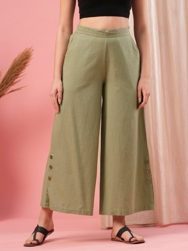 globus Globus Women Mid Rise Opaque Palazzo  - Image 1