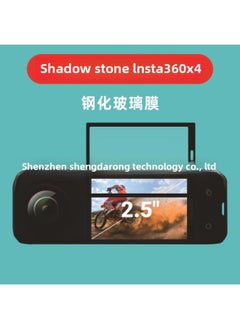 For Shadow Stone Insta360 X4 Tempered Film Insta360 X4 Composite Soft Film Shadow Stone X4 Hydrogel Film-Color:Insta360 X4-Dimensions:Composite Full Adhesive Black (bare Die)