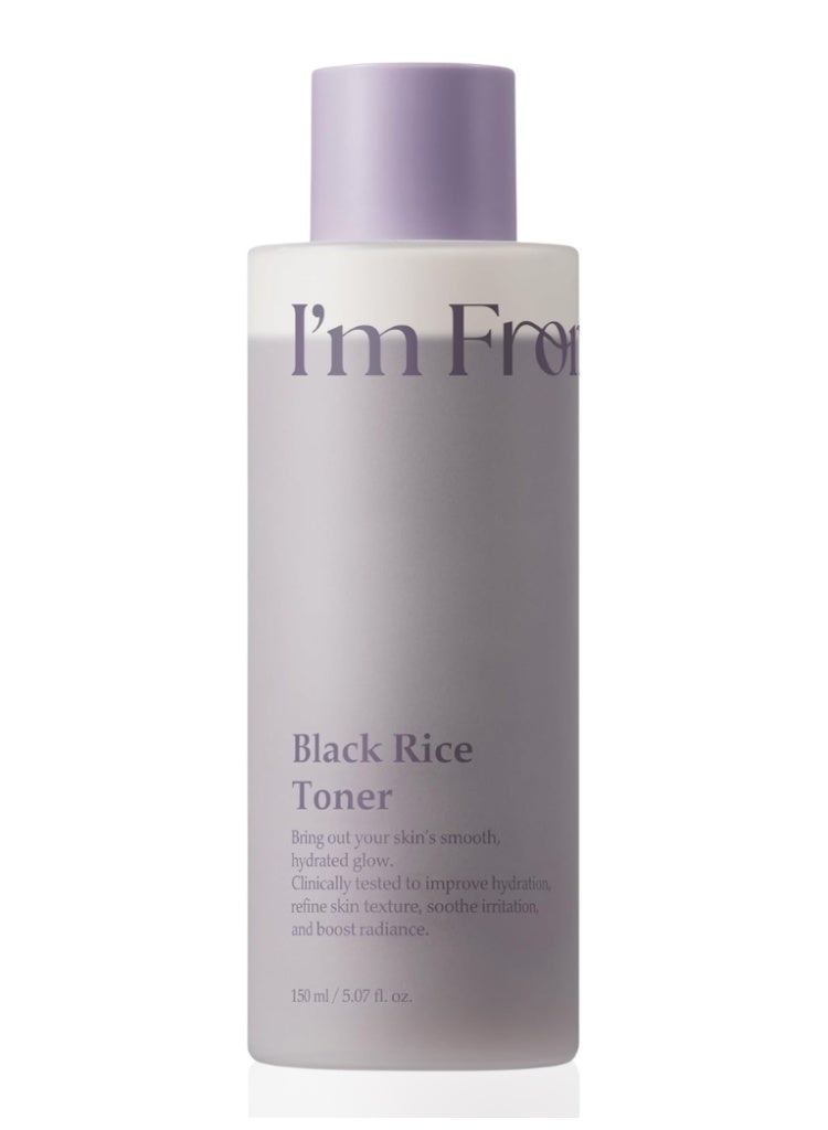 آي أم فروم I’m From Black Rice Toner تونر كوري بالأرز الأسود للترطيب الخفيف وتحضير البشرة وإشراقة صحية - Image 1