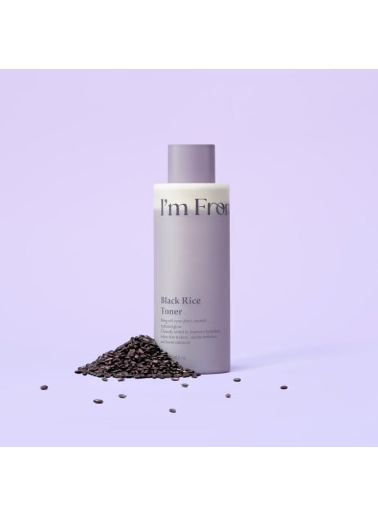 آي أم فروم I’m From Black Rice Toner تونر كوري بالأرز الأسود للترطيب الخفيف وتحضير البشرة وإشراقة صحية - Image 4