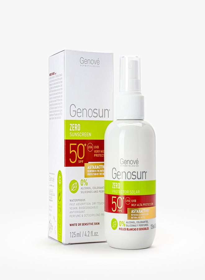 Genove Genosun Zero Sun Protection SPF 50+ Fluid Sunscreen | Broad Spectrum UVA/UVB Protection & Lightweight Face Sunblock - Image 1