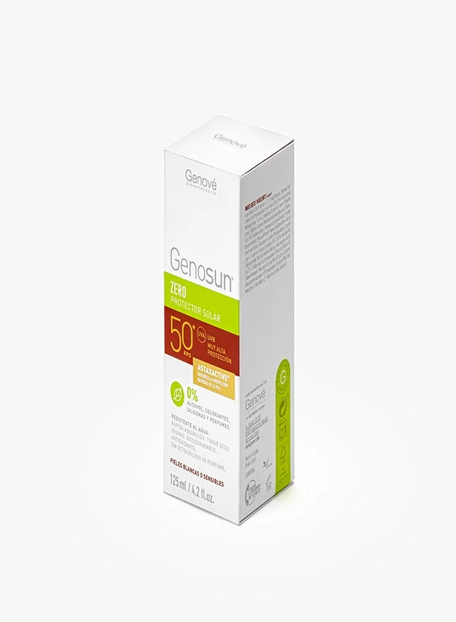 Genove  Genosun Zero Sun Protection SPF 50+ Fluid Sunscreen | Broad Spectrum UVA/UVB Protection & Lightweight Face Sunblock  | Best Price UAE