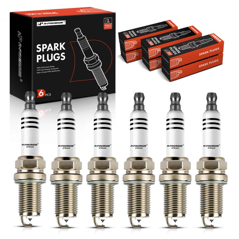 APremium Iridium Platinum Spark Plugs Compatible with Audi Q5 20132017 Q7 A6 Quattro A7 Quattro A8 Quattro S4 S5 SQ5 Porsche Cayenne Panamera Volkswagen Touareg 30L Pack of 6