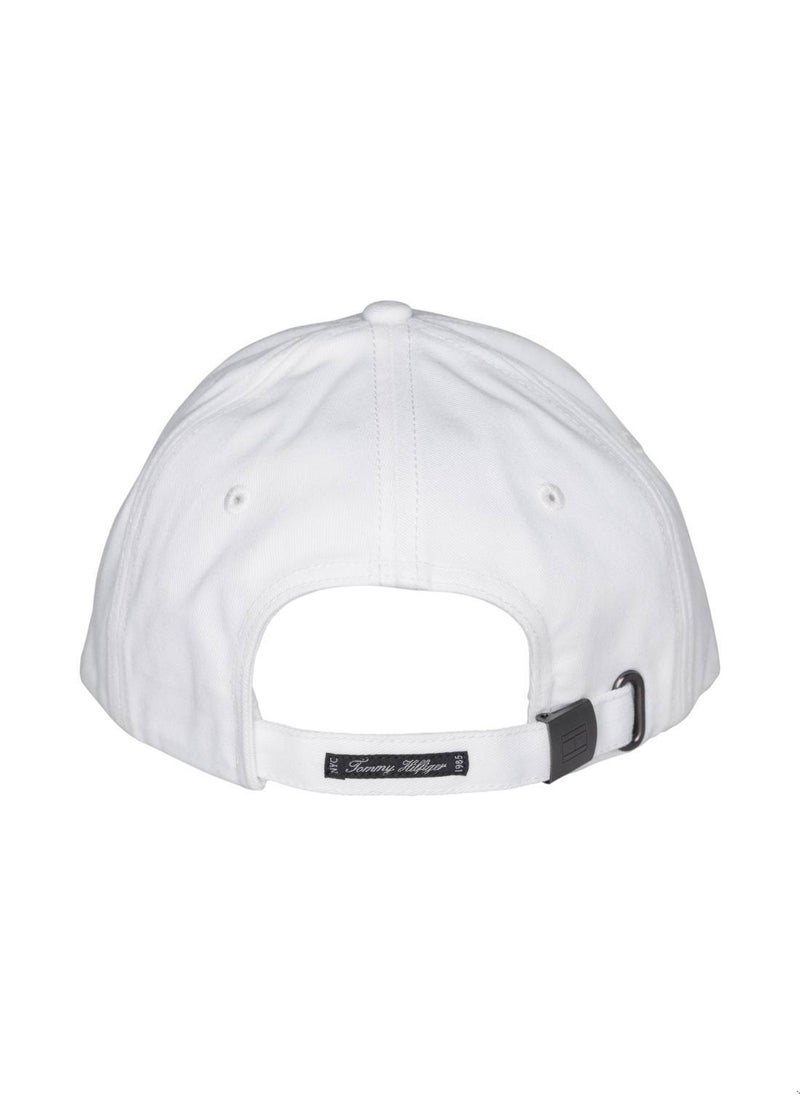 TOMMY HILFIGER - Men's Classic Baseball Cap - Cotton, White - Image 1