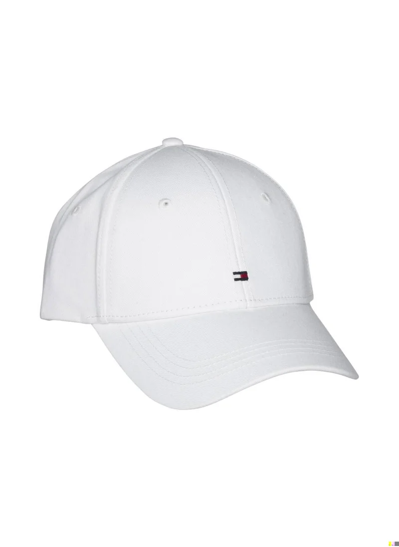 TOMMY HILFIGER Men's Classic Baseball Cap - Cotton, White