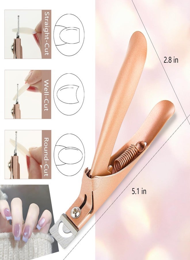 Dr.nail Cat Eye Magnet Nail Art Tools Set for Nails, 3 in 1 Pink Double-Head Cylinder Cat Eye Gel Polish Magnet with Ball Magnets, Acrylic Nail Clippers for Home DIY, Nail Art Design - Image 3