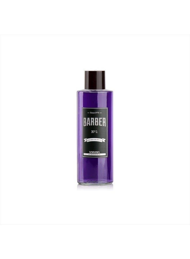 barber marmara Marmara Barber Cologne - Best Choice of Modern Barbers and Traditional Shaving Fans (No 1 Purple, 500ml x 1 Bottle) - Image 1