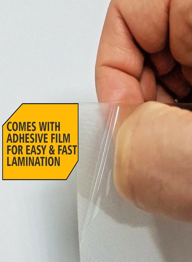 print6D Lenticular Sheet 50 LPI 6"x4" With Adhesive Back For Flip, Motion, 3D Photo Printing (Pack of 10 Sheets) (Brand : print6D) - Image 3