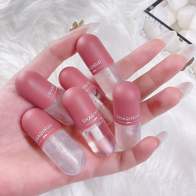 SHAQINUO Mini Capsule Lip Gloss Hydrating Color Change 3# Fine flash discoloration - Image 5