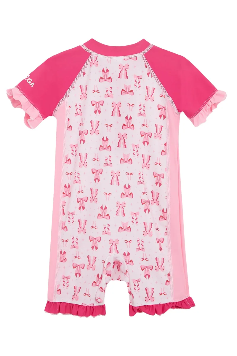 COEGA SUNWEAR COEGA Girls Baby One-piece Swimsuit - Pink Bows