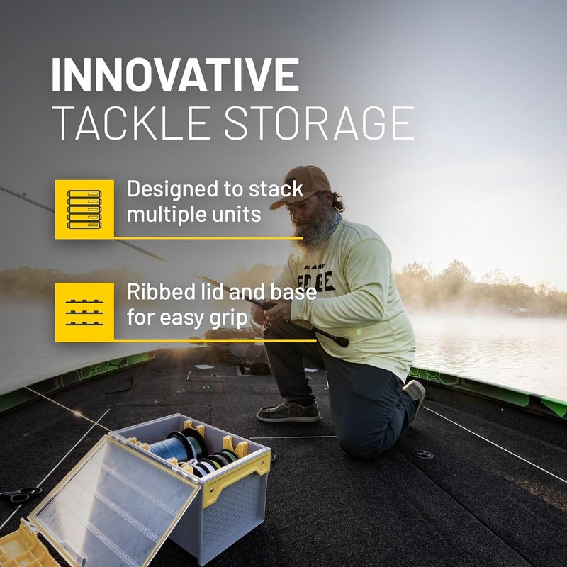 PLANO SpiderWire Ultracast Braid Vanish Fluorocarbon Dual Spool, 10lb Aqua Camo Braid with 20lb Clear Fluoro Leader - Image 4