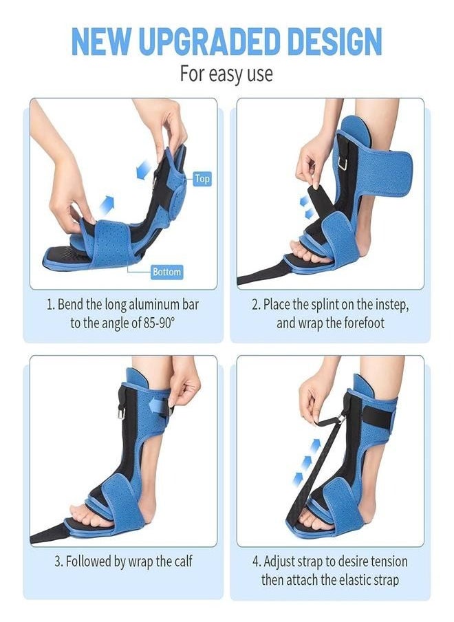 Generic - Plantar Fasciitis Night Splint, Foot Splint, Peroneus Splint, Plantar Fasciitis Night Splint, Adjustable Plantar Fasciitis Night Splint, Heel and Arch Pain Relief, Foot Support - Image 1