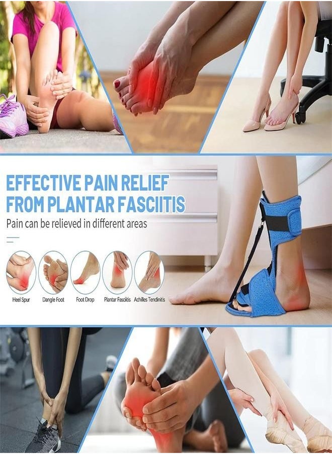 Generic - Plantar Fasciitis Night Splint, Foot Splint, Peroneus Splint, Plantar Fasciitis Night Splint, Adjustable Plantar Fasciitis Night Splint, Heel and Arch Pain Relief, Foot Support - Image 1