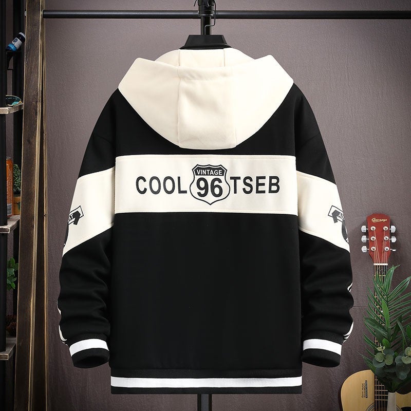 Cardigan Sweater Men'S Autumn Jacket Boys Hooded Casual Clothes Autumn Jacket - Image 3